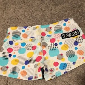 Savage Barbell bubble gym shorts